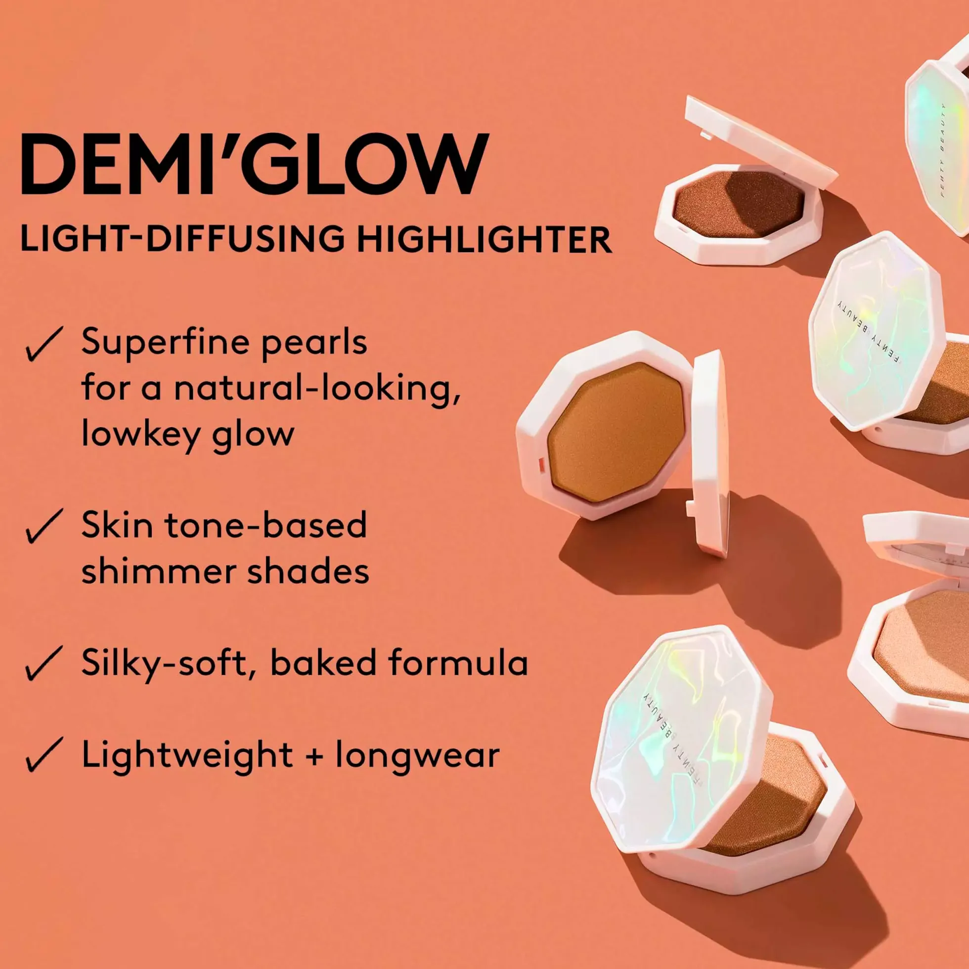 Fenty Beauty Demi’Glow Light Diffusing Highlighter Tutu Much
