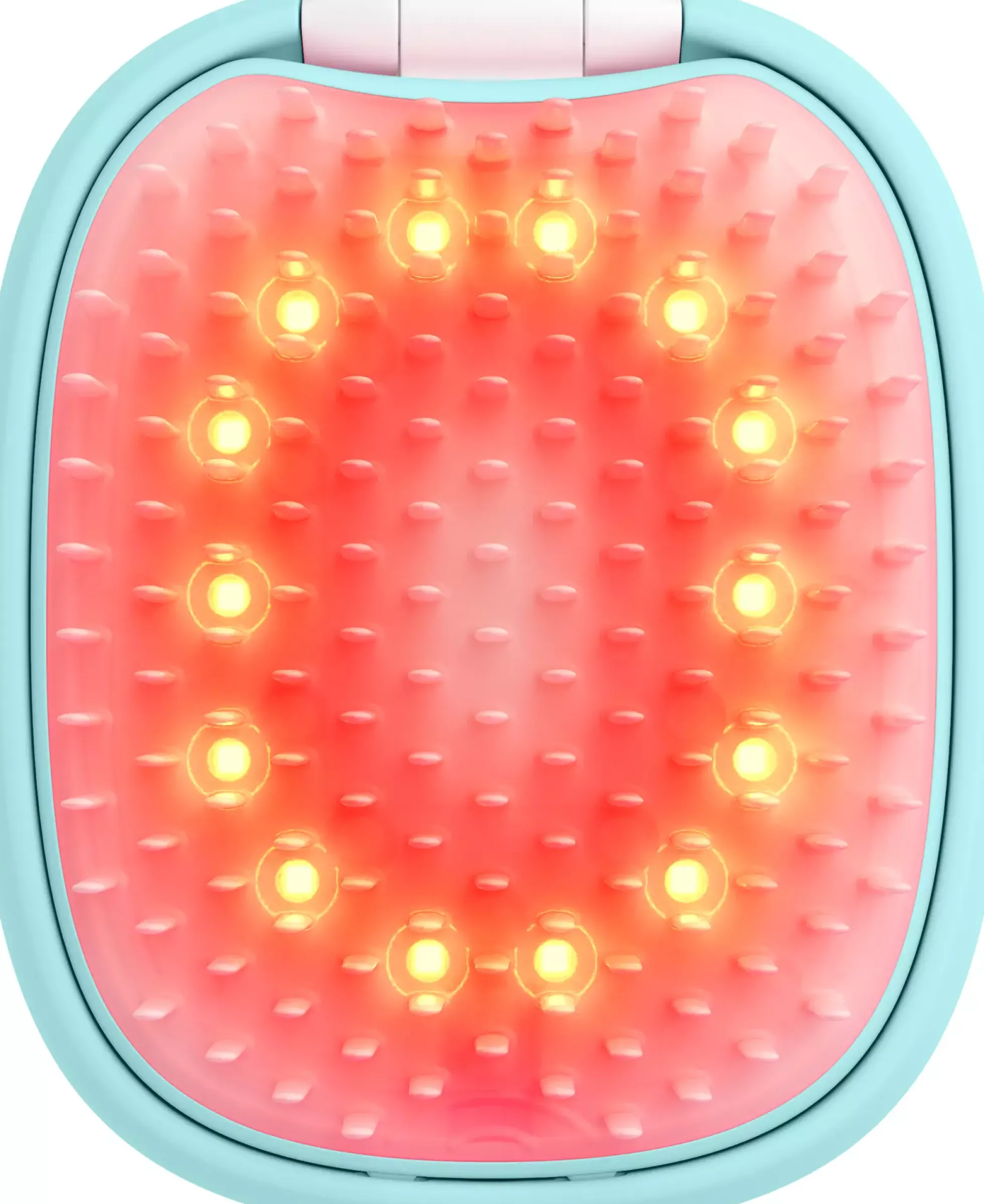 FOREOFLIP LED Detangling Hairbrush Pearl Pink