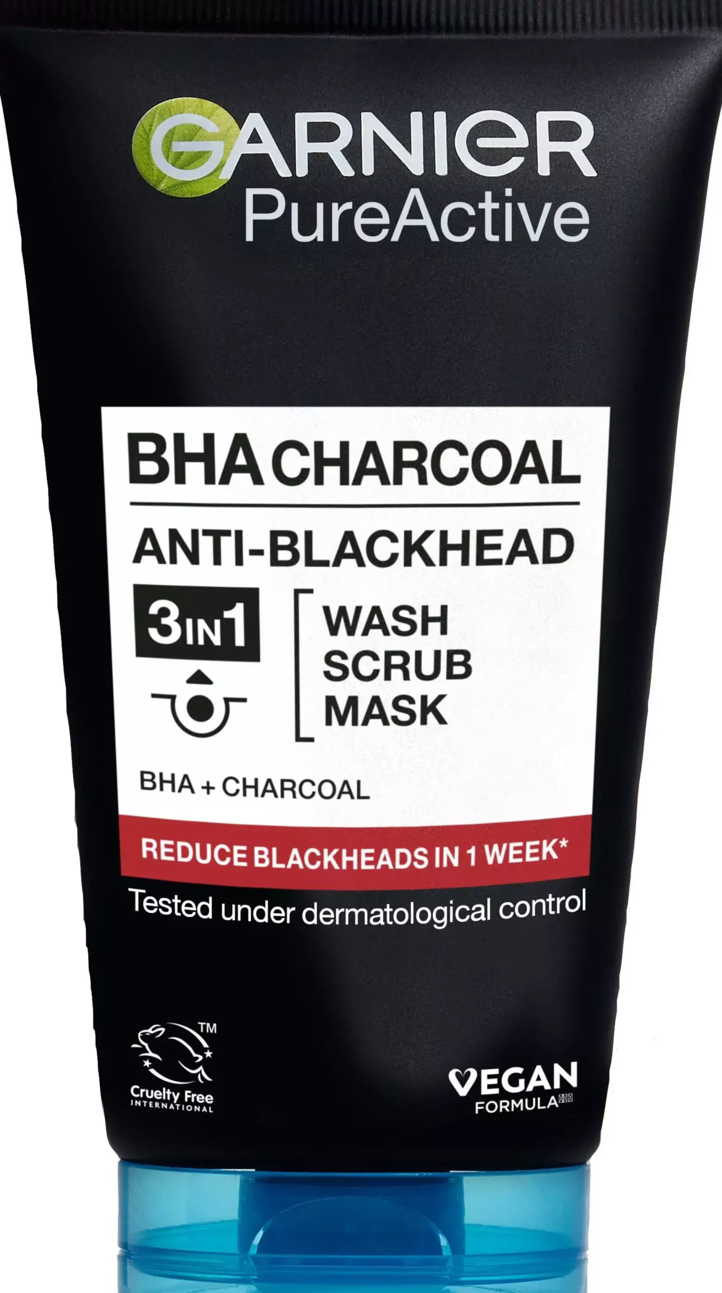 GarnierPureActive BHA Charcoal In1 Anti-Blackhead Cleanser For Impure Skin