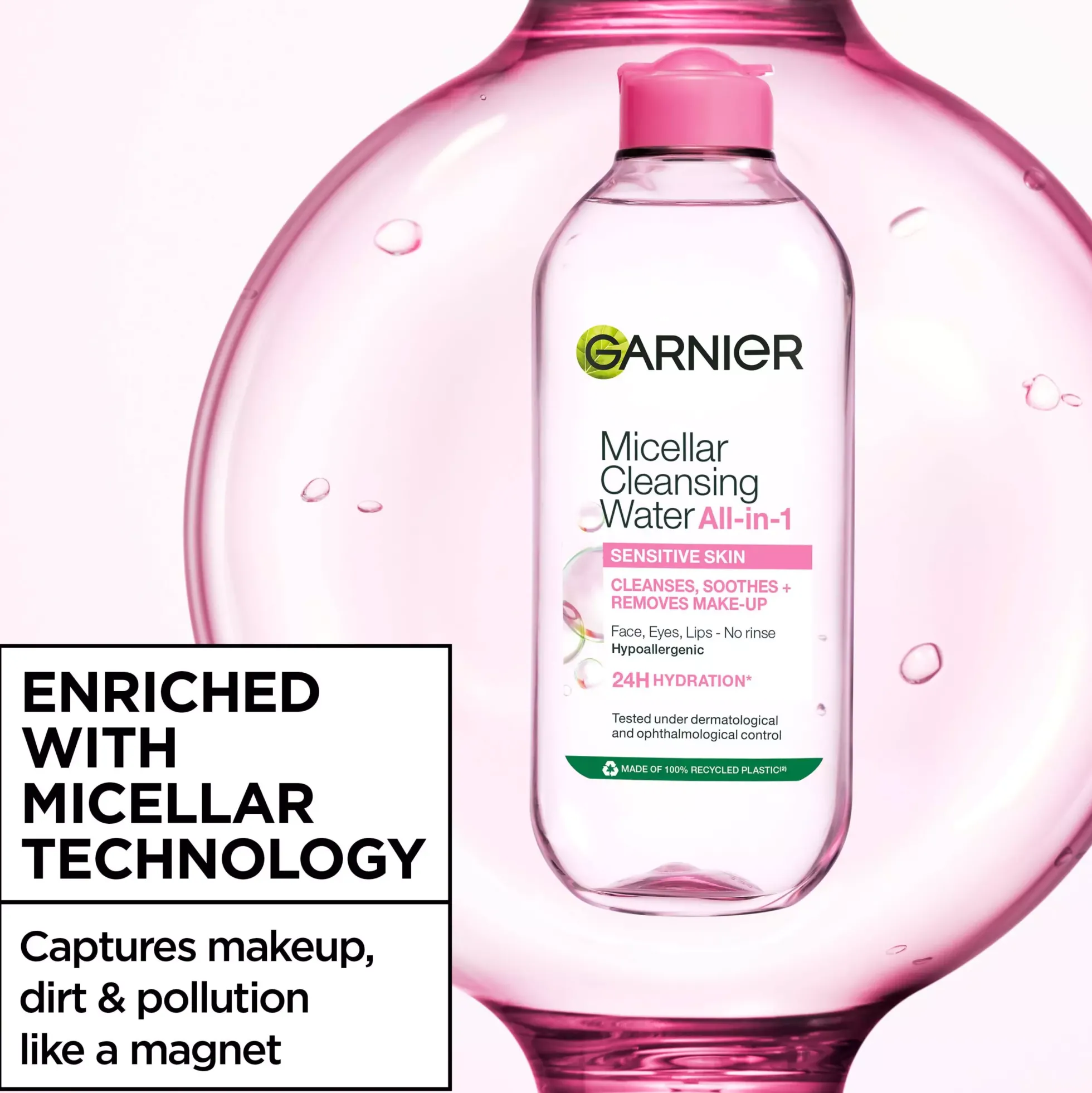 GarnierSkinActive Micellar Cleansing Water Duo 2x400 ml
