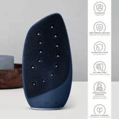 Geske8 in 1 Sonic Thermo Facial Brush & Face-Lifter Midnight
