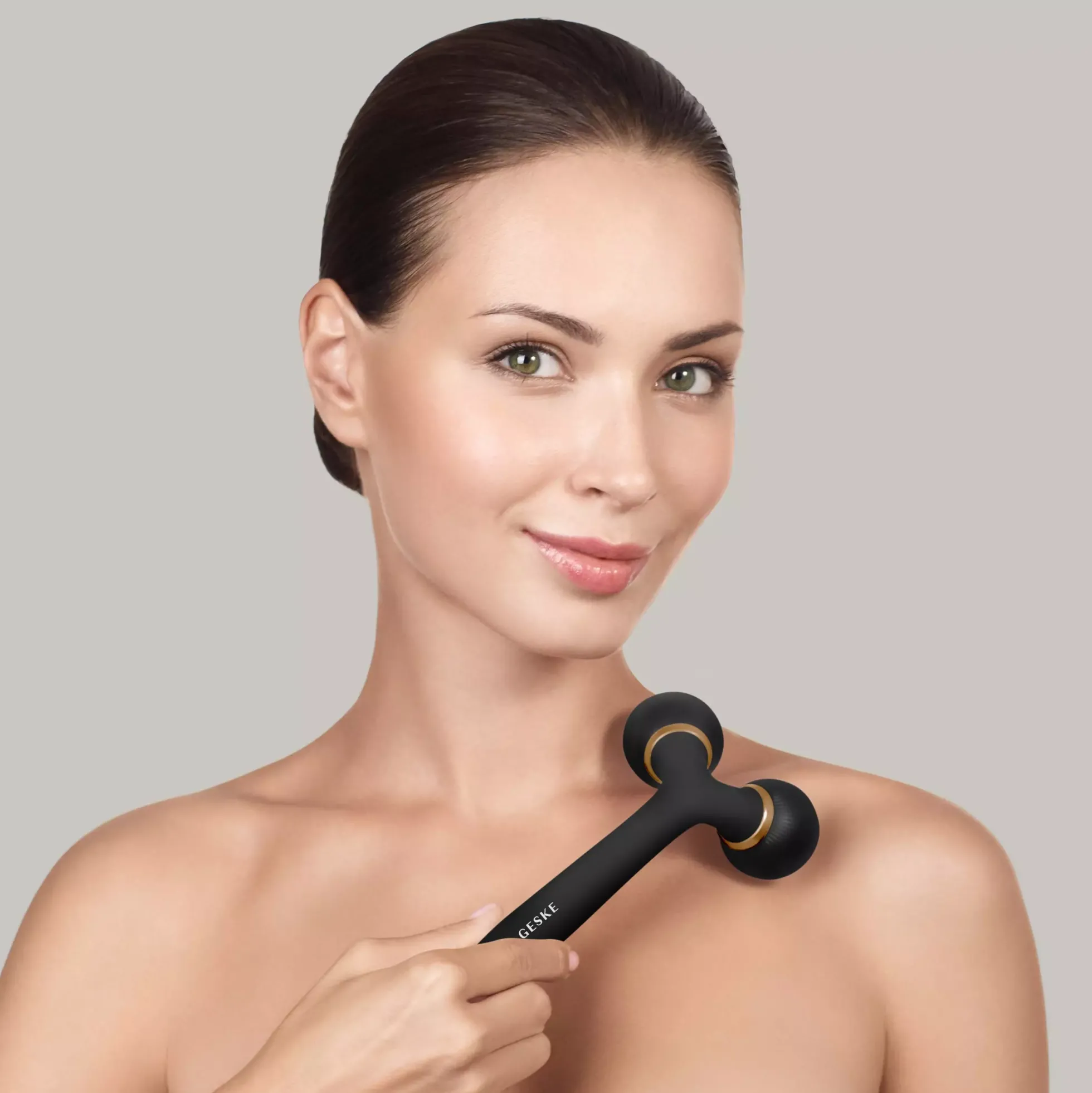 Geske Sonic Facial & Body Roller | 4 in 1 Gray