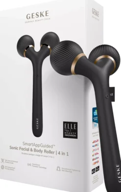Geske Sonic Facial & Body Roller | 4 in 1 Gray