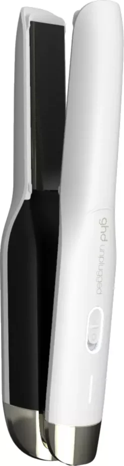 ghdUnplugged straightener in matte white