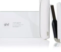 ghdUnplugged straightener in matte white