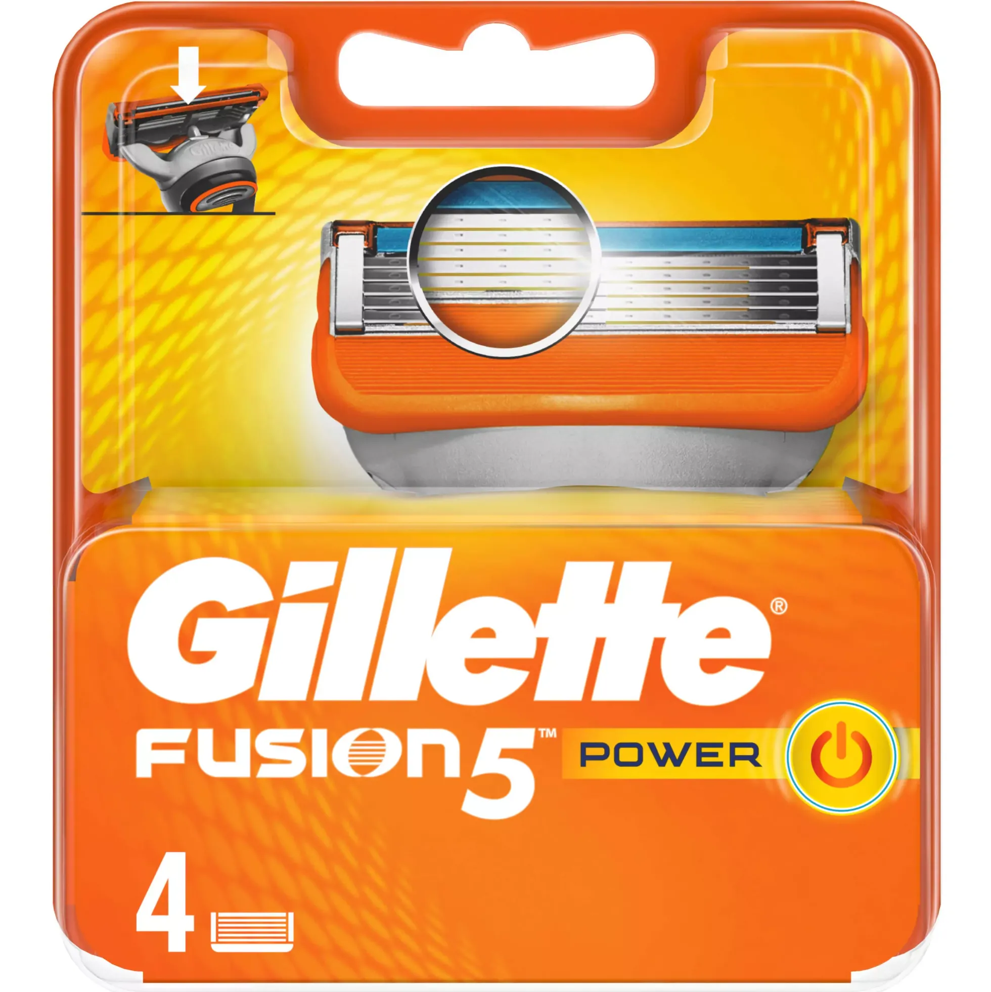 GilletteFusion5 Power Razor Blades 4-pack 4 st