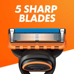 Gillette Fusion5 Razor For Men 1 Razor 2 Razor Blade Refills