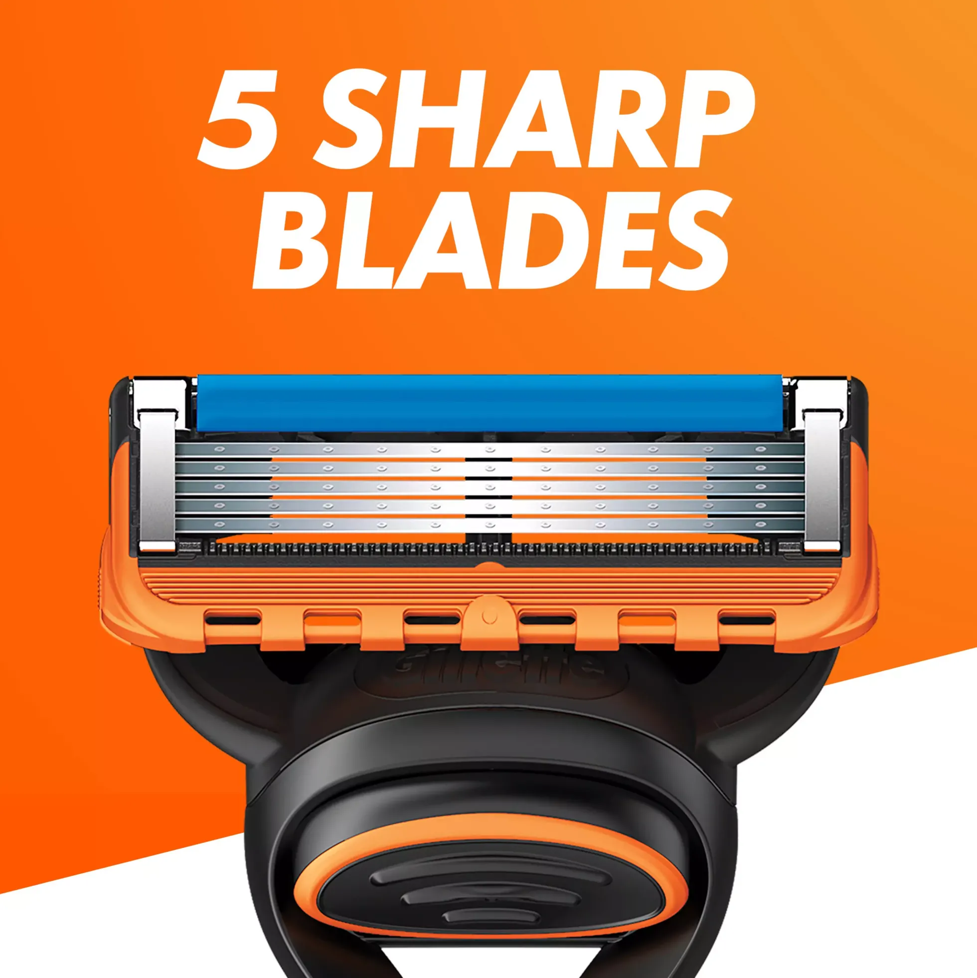 Gillette Fusion5 Razor For Men 1 Razor 2 Razor Blade Refills