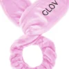 GLOV Bunny Ears Headband 2-In-1 Hair Protecting Headband And Hair Tie Pink