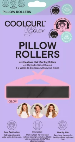 GLOVCoolcurl Pillow Rollers Black