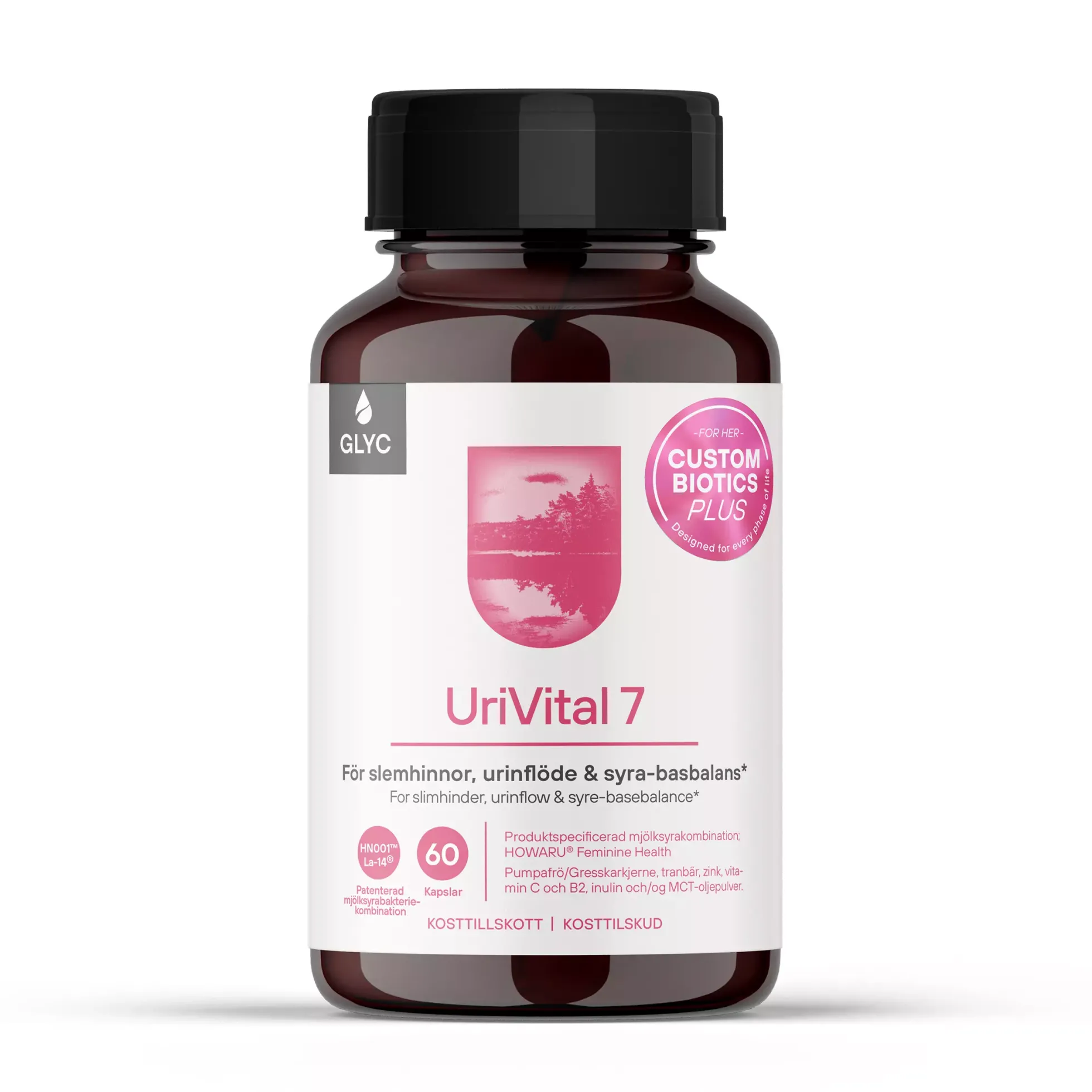 GLYCBiotics Plus Urivital7 60 st