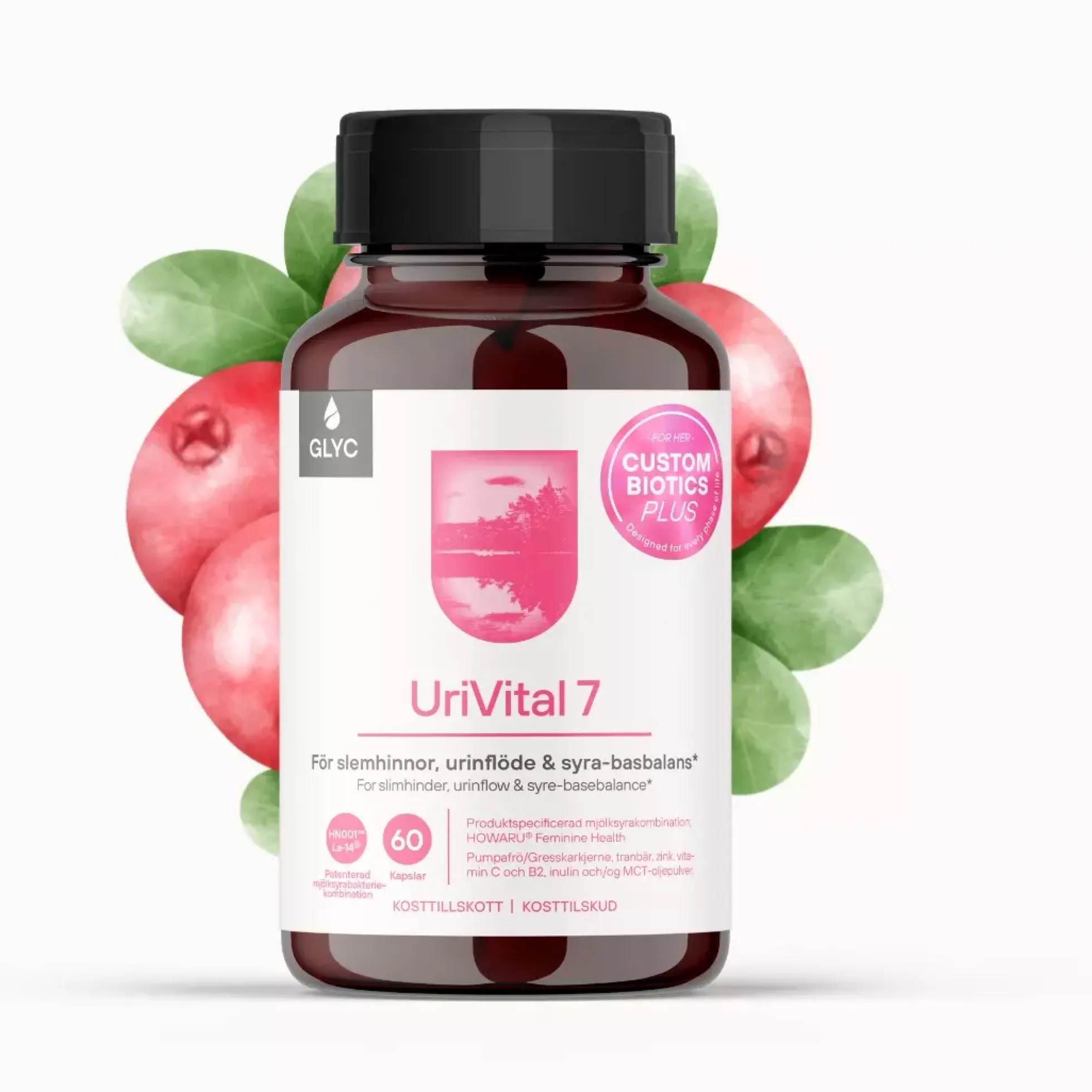 GLYCBiotics Plus Urivital7 60 st