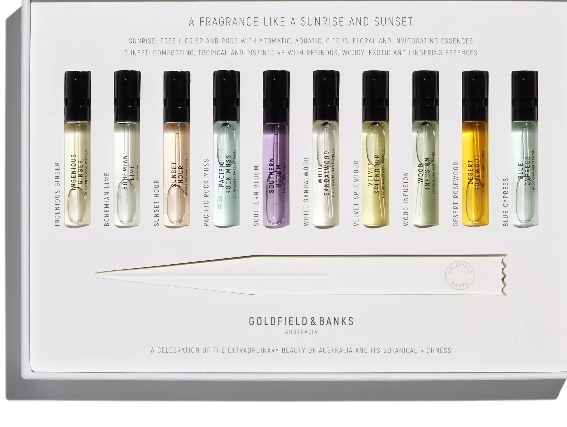 Goldfield & BanksThe Native Collection Discovery Sample Collection (10 x 2 ml)