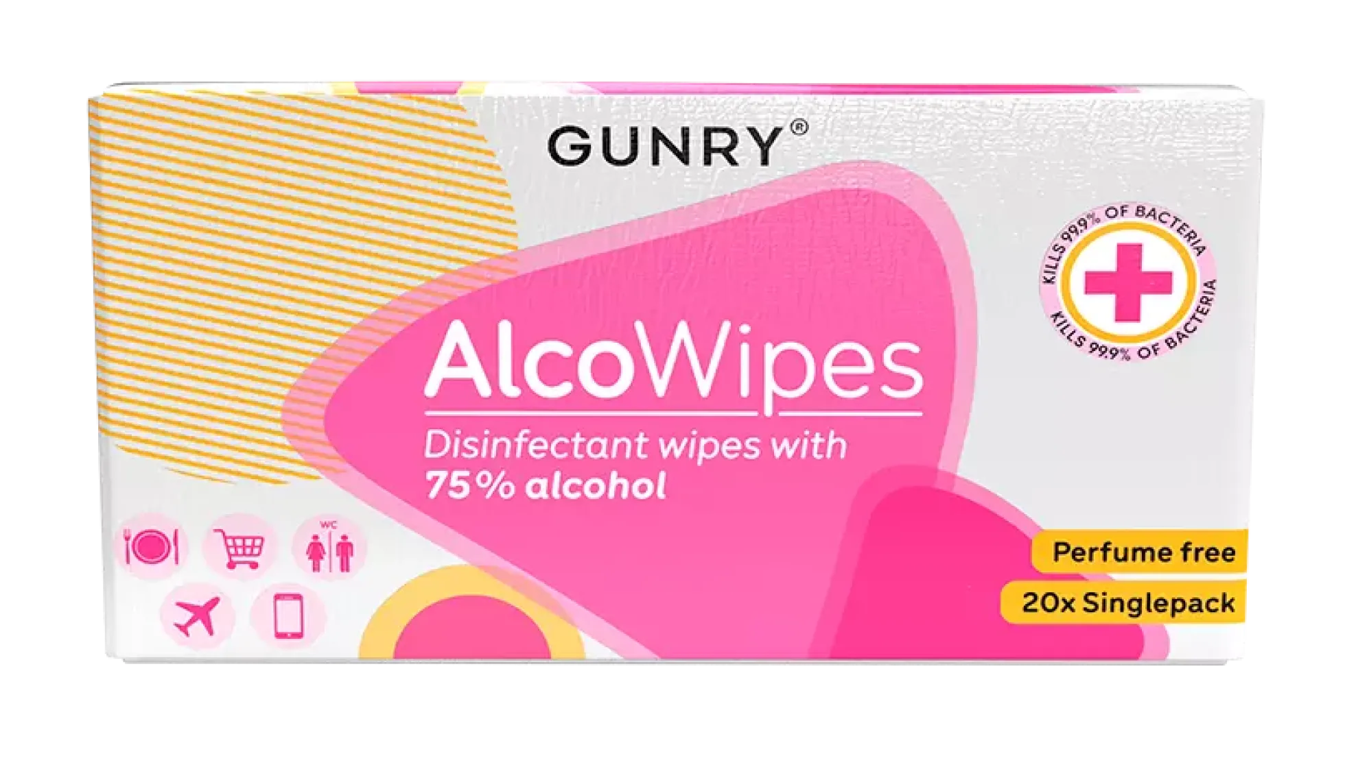 Gunry AlcoWipes 50 st