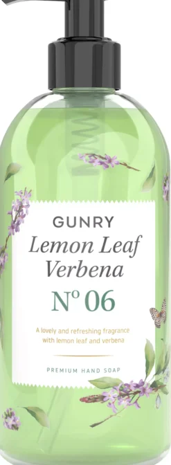 Gunry Classic Botanica Hand Wash Lemon Leaf Verbena 500 ml