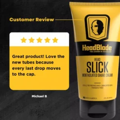HeadBlade HEADSLICK Mentholated Shave Cream 237 ml