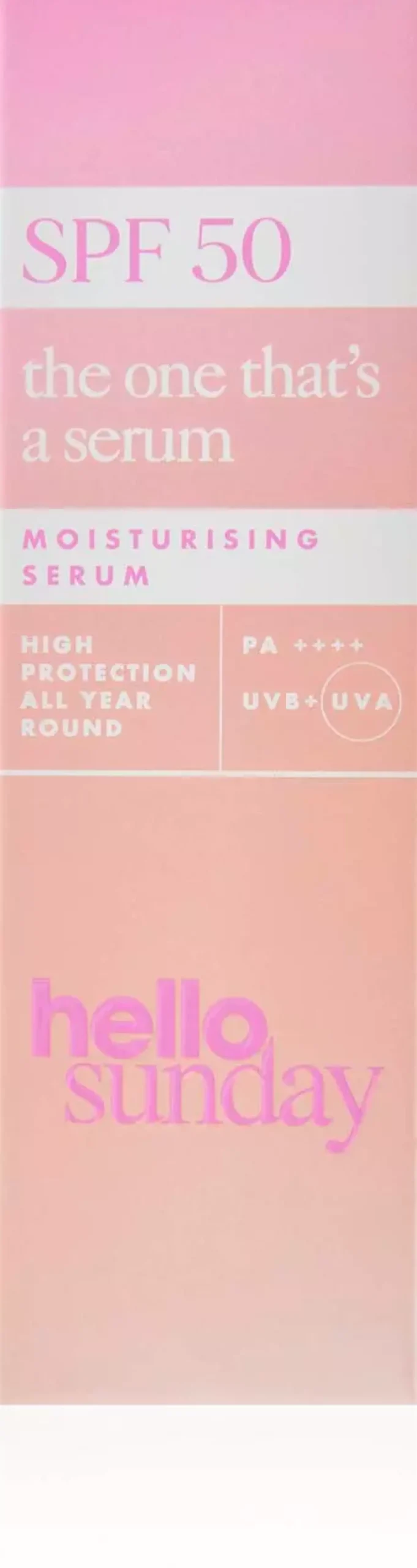 Hello Sunday The one that's a serum SPF 50 PA++++ 30 ml