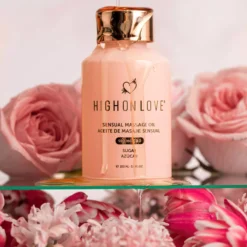 HighOnLove Sensual Massage Oil Sugar 500mg CBD 100 ml