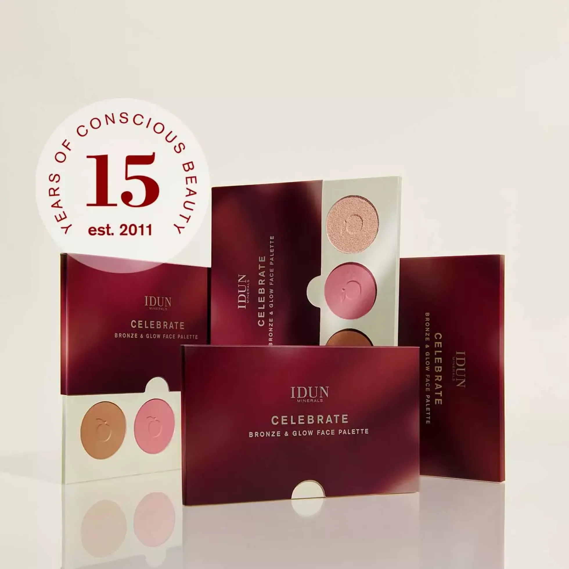 IDUN Minerals Celebrate Bronze & Glow Face Palette