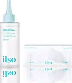 ilso Super Melting Sebum Softener & Cotton Pad Set 150 g