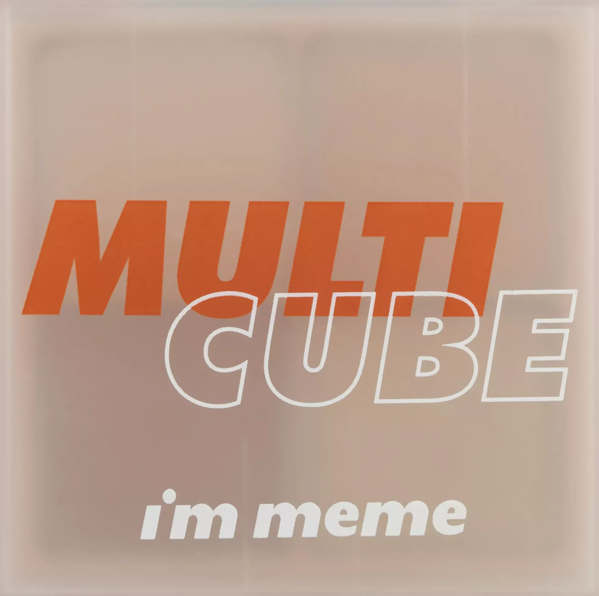 I'm Meme Multi Cube 01 Sweet Pink
