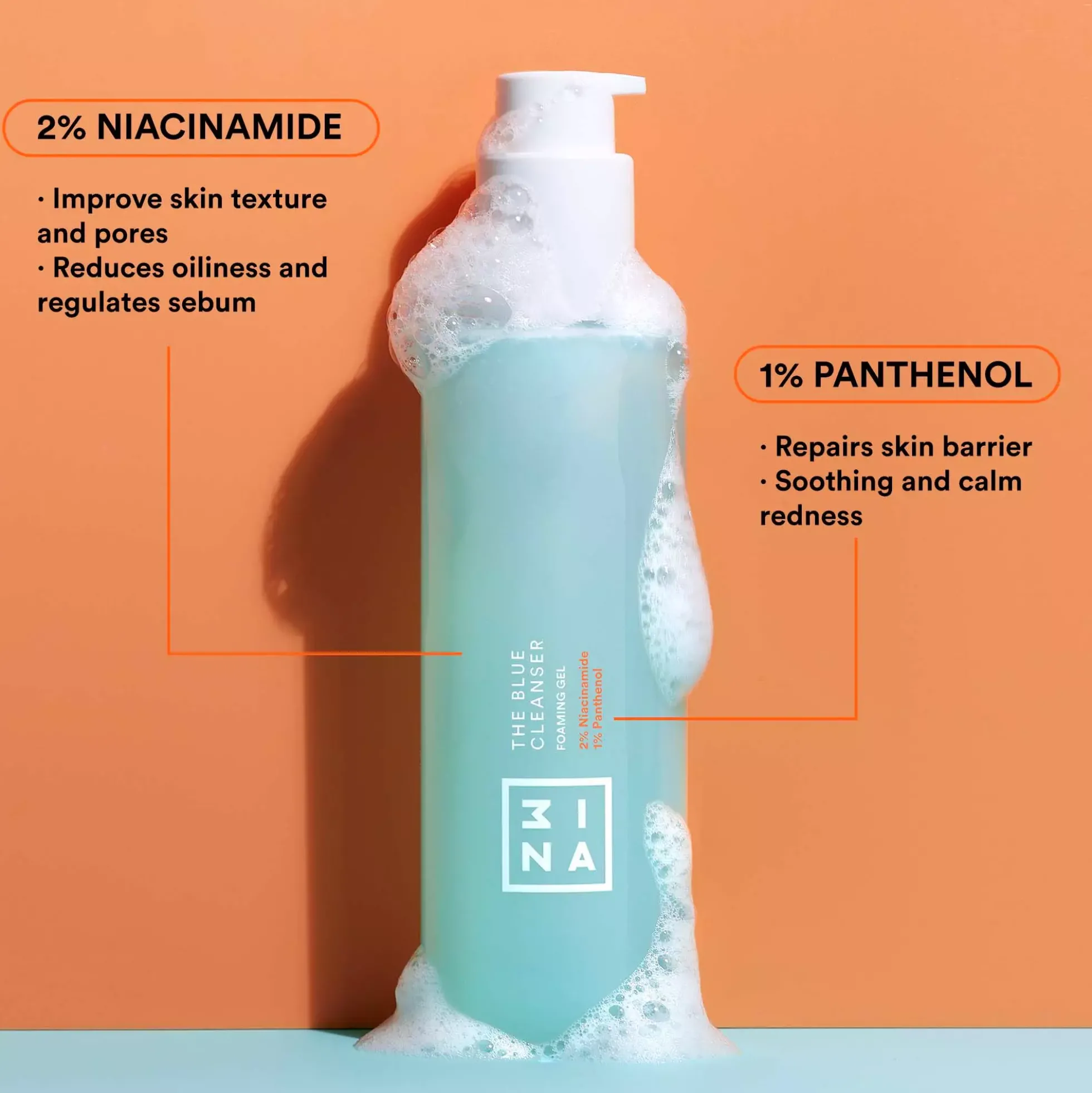 3INA The Blue Cleanser 195 ml