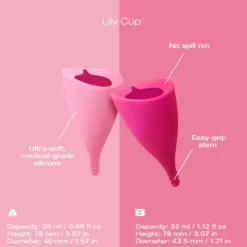 INTIMINA Lily Cup A window Menstrual cup A
