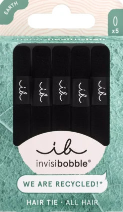 InvisibobbleEarth Hair Tie 5 pcs Black