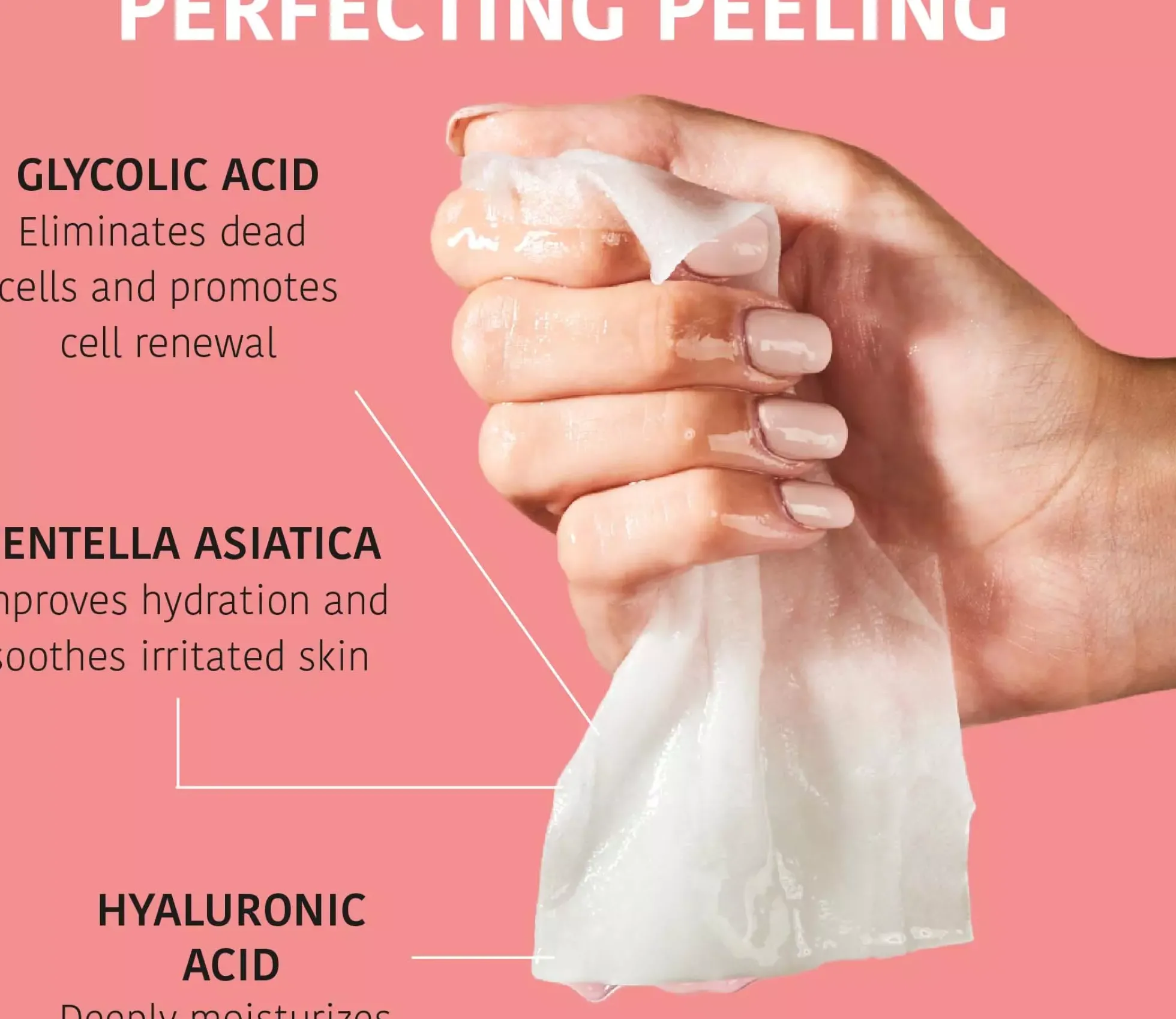 IROHA NATURE Peeling Glycolic Acid Face Sheet Mask