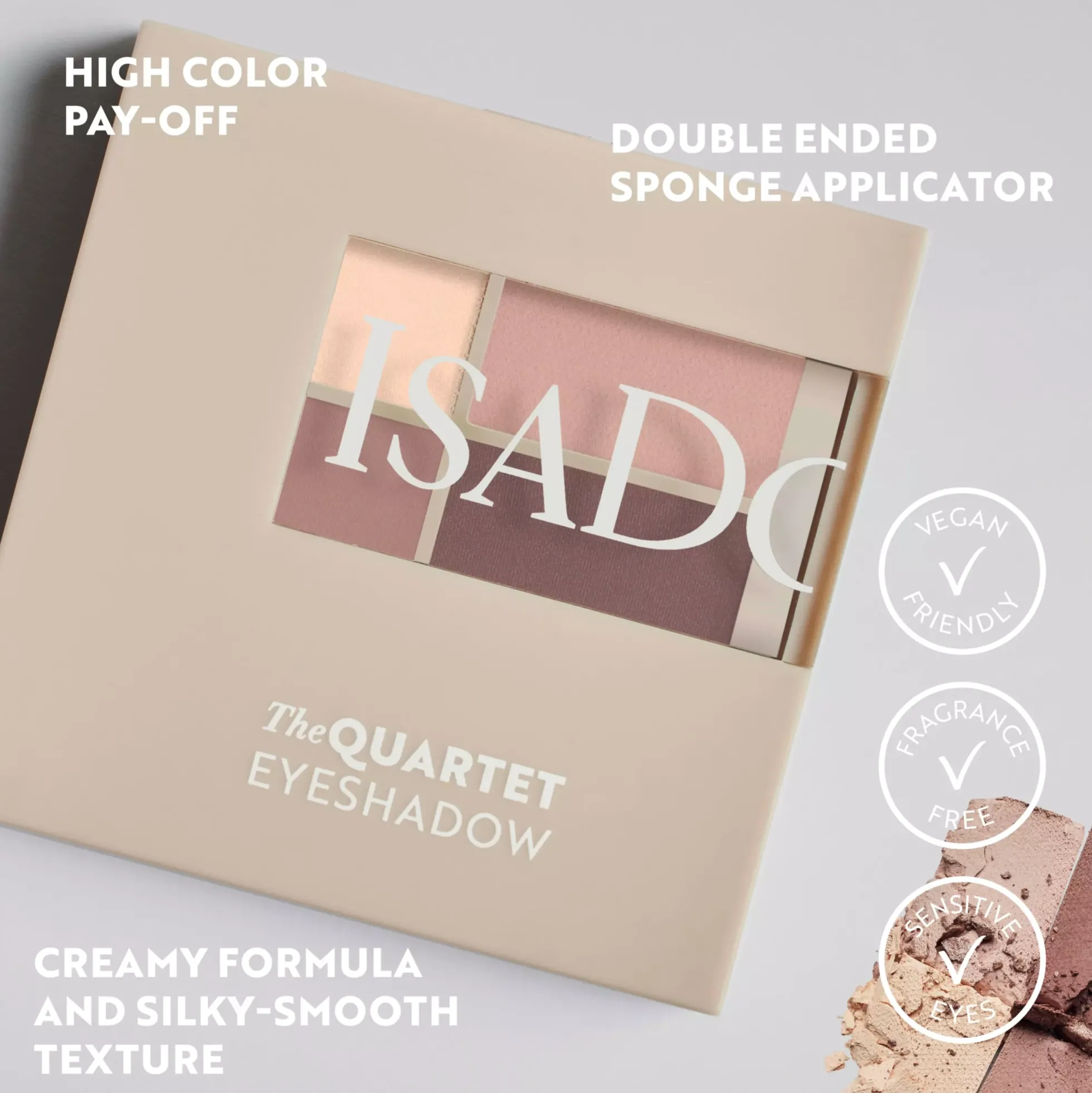 IsaDora The Eyeshadow Quartet 02 Neo Mint
