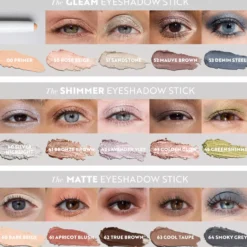 IsaDora The Shimmer Eyeshadow Stick Longwear & Water-Resistant 41 Bronze Brown