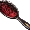 Kent Brushes Classic Shine Medium Black Bristle Hairbrush