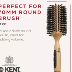 Kent Brushes Extra Stor Rundborste Svinborst