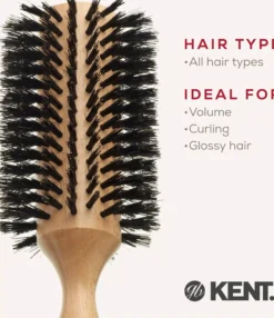 Kent Brushes Extra Stor Rundborste Svinborst