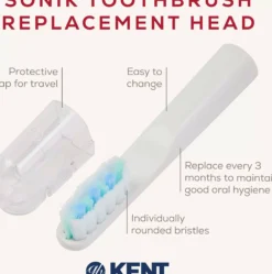 Kent BrushesKent Oral Care SONIK Electric Toothbrush Replacement Head