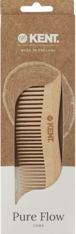 Kent Brushes Pure Flow Wooden Comb