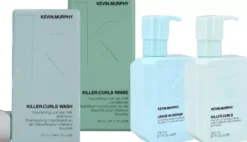 Kevin MurphyKiller Curls Bundle Wash 250 ml & Rinse 250 ml & Anti-frizz Creme 200 ml & Leave-in Repair 200 ml