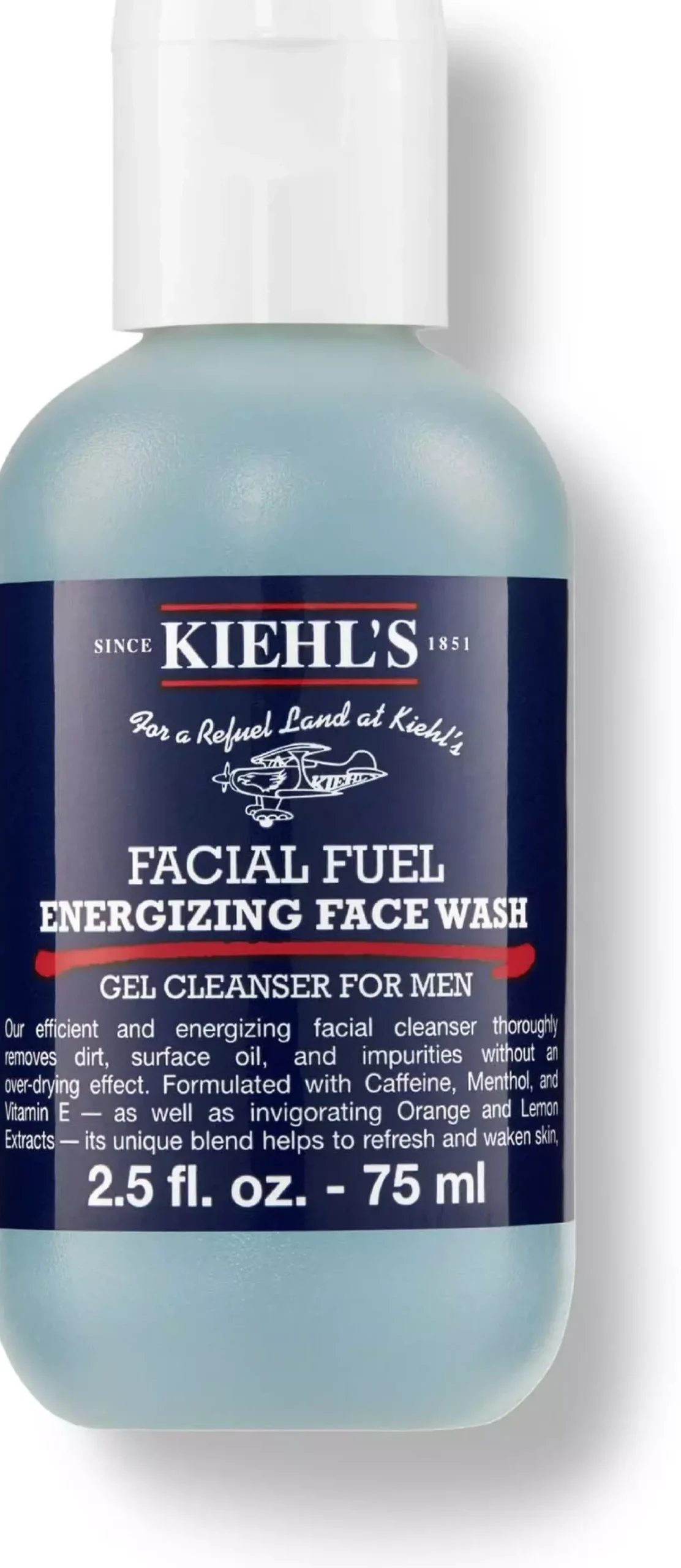 Kiehl'sMen Facial Fuel Energizing Face Wash For Men 75 ml
