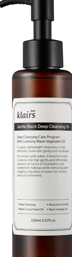 KlairsGentle Black Deep Cleansing Oil 150 ml