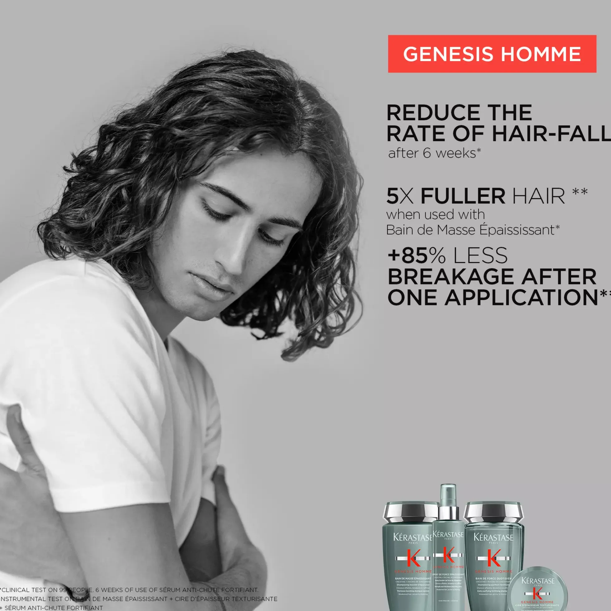 KérastaseGenesis Homme Spray de Force Épaississant 150 ml