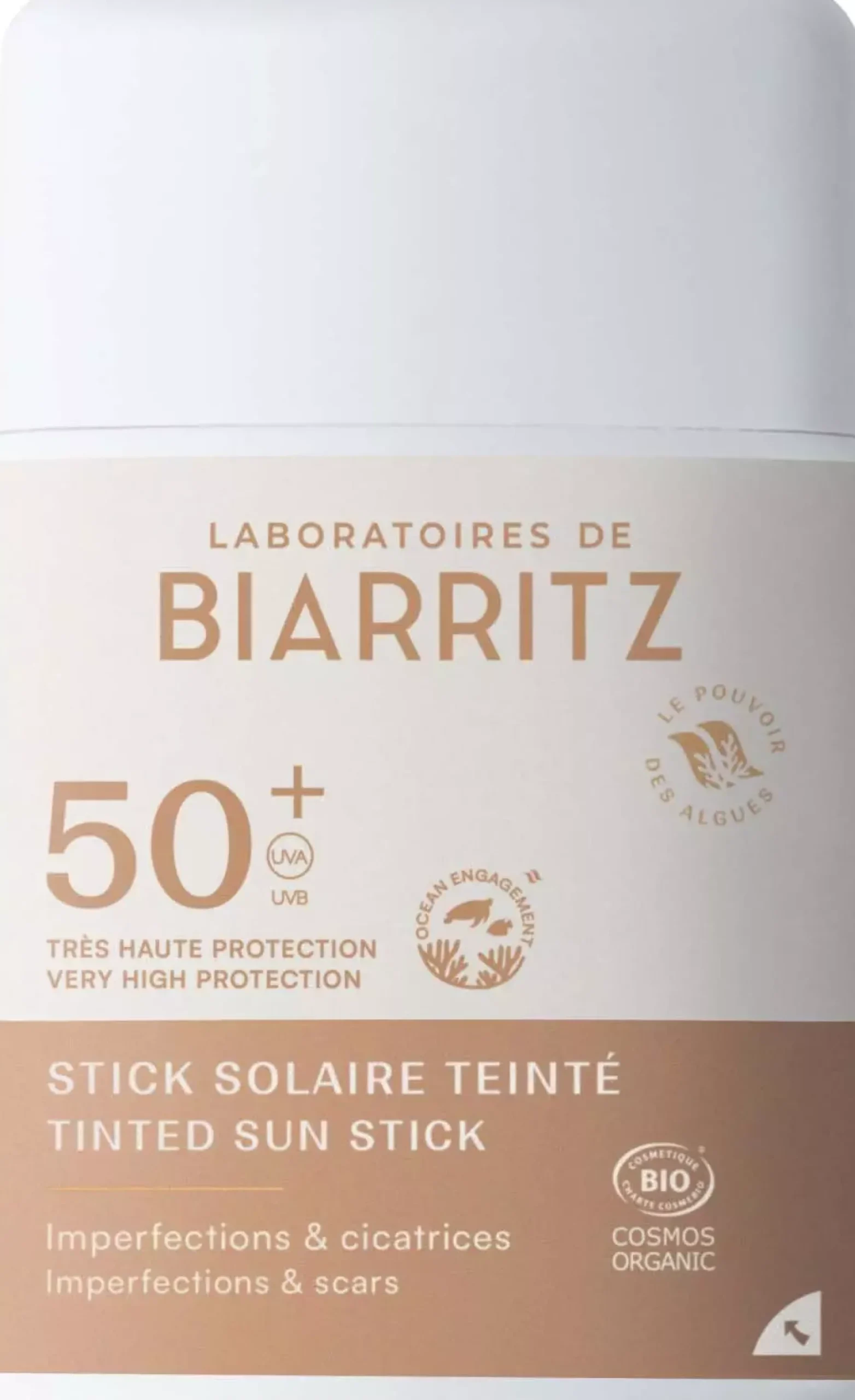 Laboratoires de BiarritzDERMO Suncare Tinted Suncsreen Stick SPF50+ 9 ml