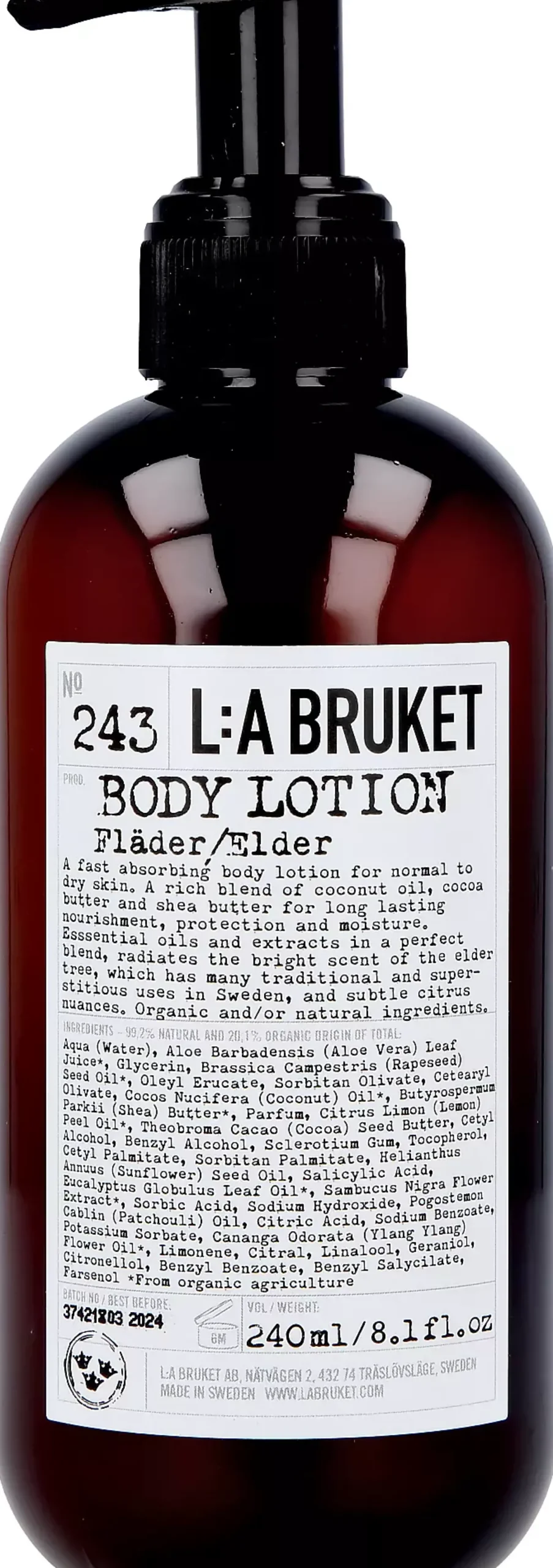 L:a Bruket 243 Bodylotion Fläder 240 ml
