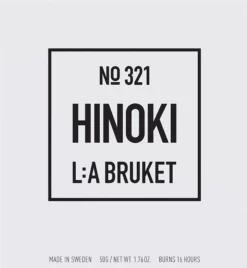 L:a Bruket Candles 321 Hinoki 50 g