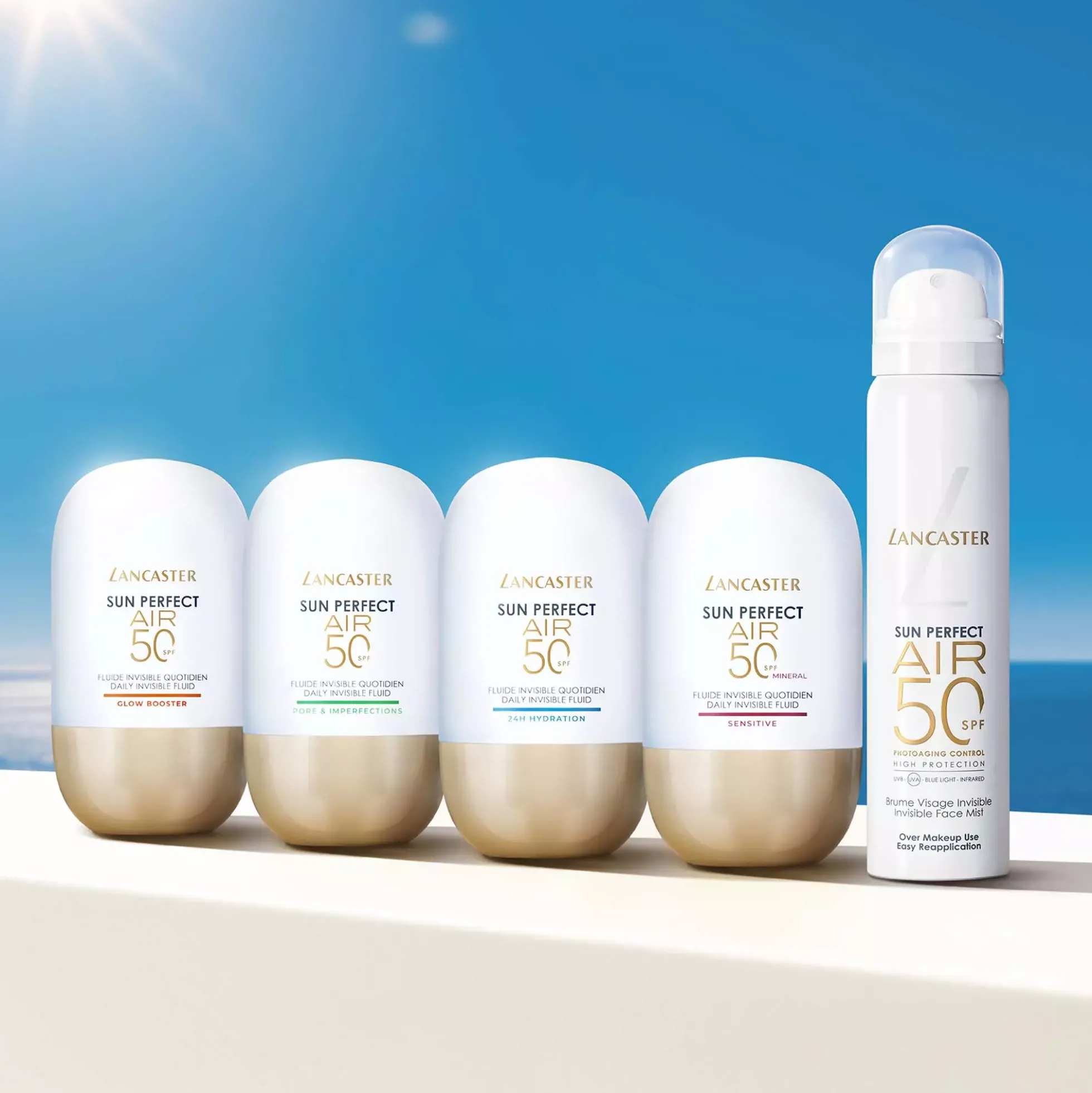 Lancaster Sun Perfect Air Daily Invisible Fluid Sensitive SPF50