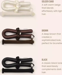 Lenoites Heatless Curls Unicorn Brown