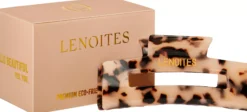 Lenoites Premium Eco-Friendly Hair Claw Nude Leopard