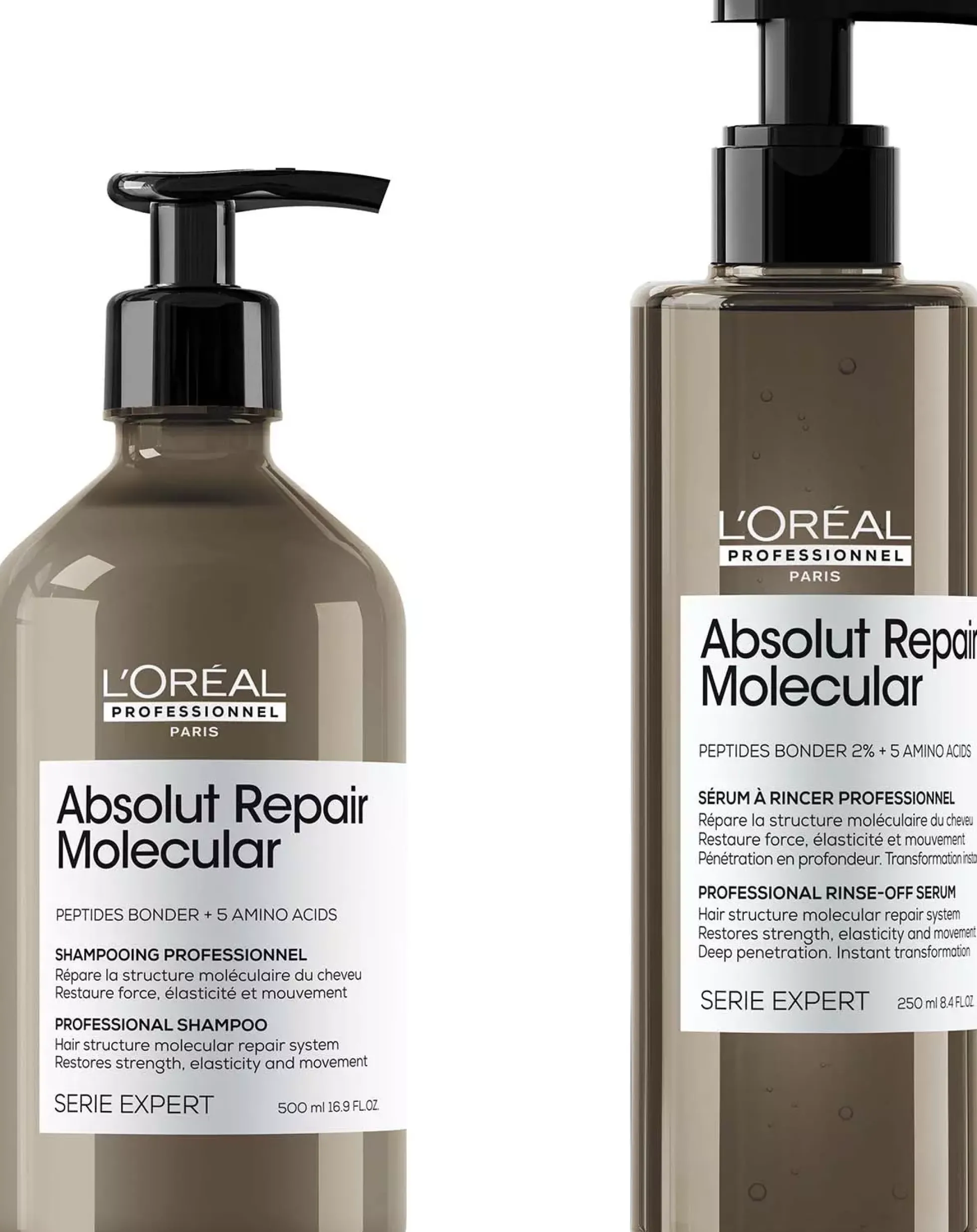 L'Oréal Professionnel absolut repair molecular shampoo and rinse-out serum