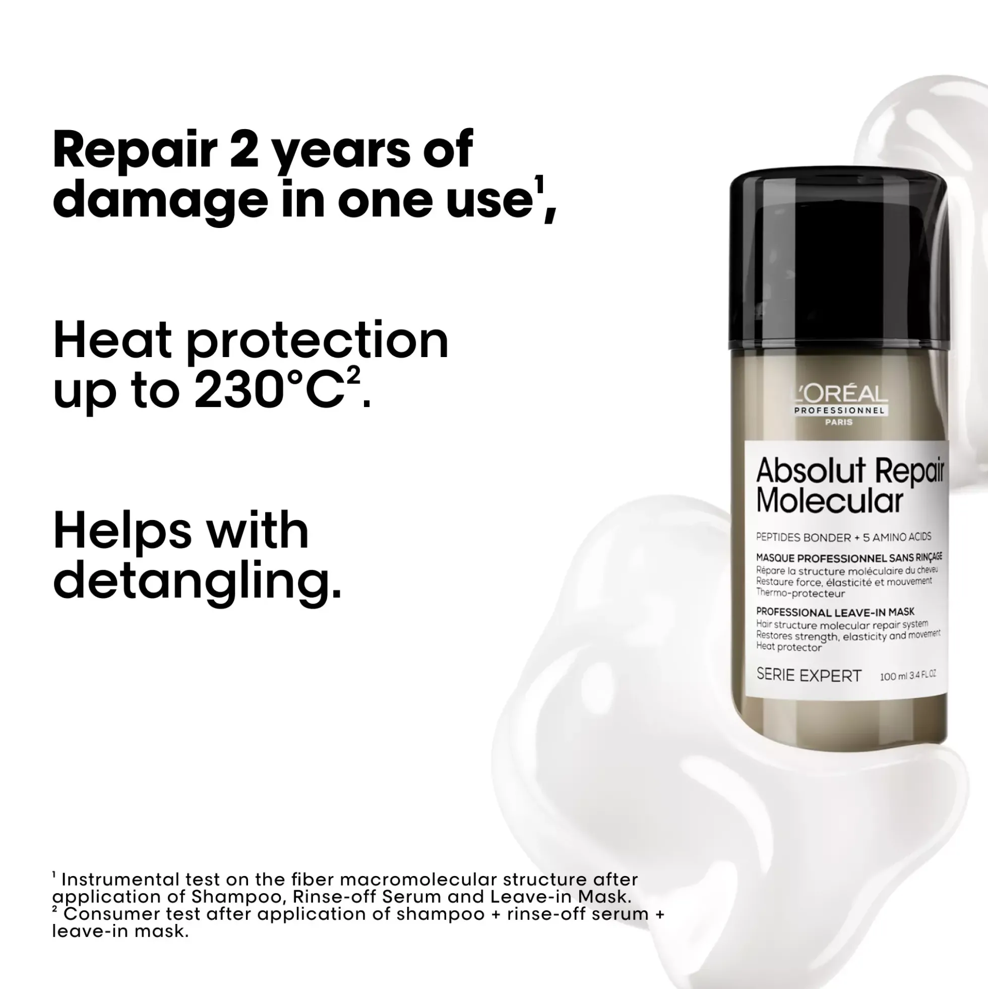 L'Oréal ProfessionnelAbsolut Repair Molecular Leave-in Mask 100 ml