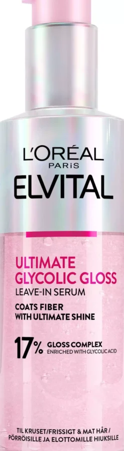 Loreal ParisElvital Glycolic Gloss Ultimate Leave-in Serum For Dull Hair 150 ml