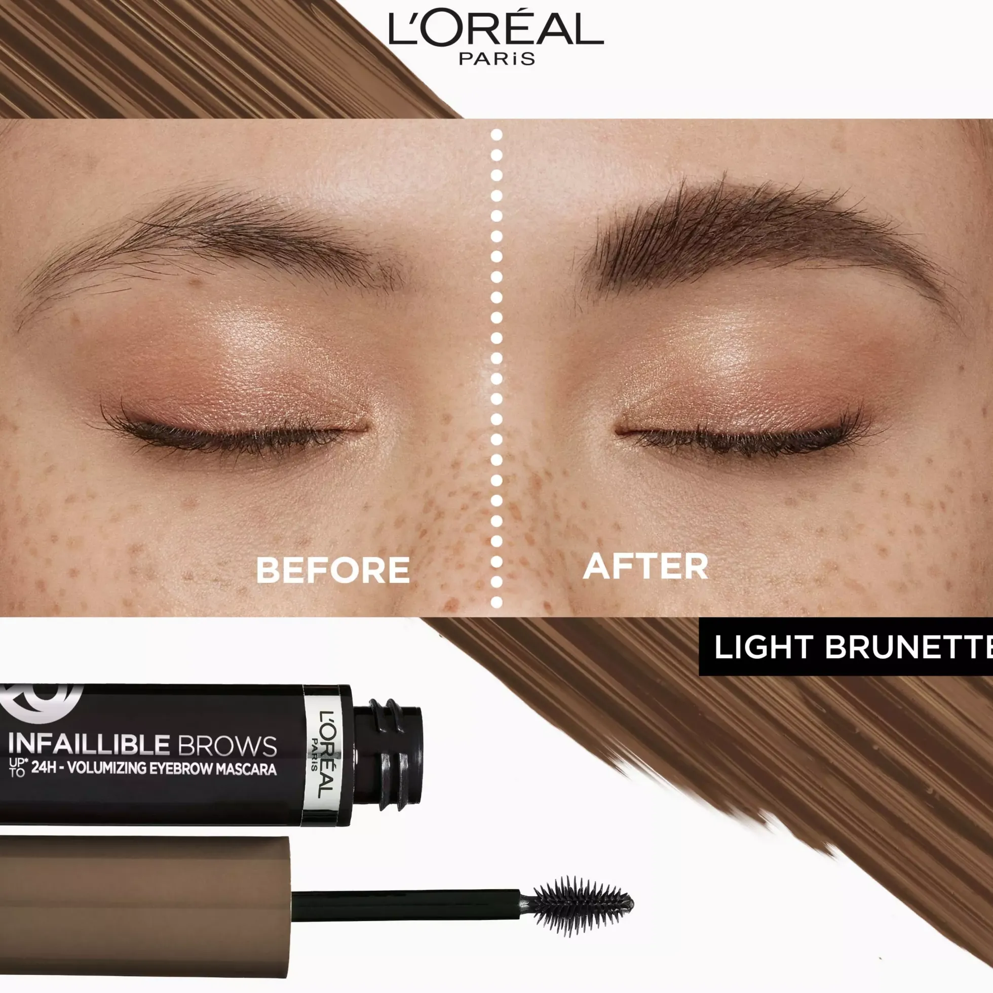 Loreal ParisInfaillible Brows 24H Volumizing Eyebrow Mascara 00 Clear
